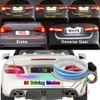 1,2 mt 12 V 4 Farbe RGB Flow Typ LED Auto Heckklappe Streifen Wasserdichte Bremse Fahren Blinker Licht Auto Styling Hohe Qualität