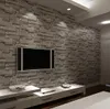 Moderne 3D design en trois dimensions rouleau papier peint pierre brique fond mur vinyle mur papier salon revêtement mural
