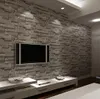 Moderne 3D Drie-Dimensionale Ontwerp Behang Roll Steen Baksteen Achtergrond Muur Vinyl Muurtapier Woonkamer Wallcovering