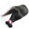 Wefts Fastyle Long Straight Brazilian Virgin Human Hair Weave 28 30 32 34 36 38 40 인치 인간 머리 묶음 Remy Hair Extensions