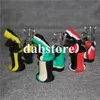 Nuovo design mini silicone acqua tubo bong silicone tubi fumo olio rig narghilè silicone mano tubo bolla con ciotola di vetro