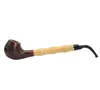Smoking Pipes Long 235mm mixed bamboo sluice resin pipe, hand carved pipe, long pipe