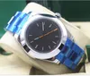 Verkauf von luxuriösen Armbandwatch -Top -Qualität 116400 40mm SS Band glatte Lünffel Orange Hand Herren Watch Mechanical Watch7948344