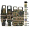 Tactical Airsoft Vest Accessory Box Holster Set Molle Mag Clip Fast Mag Magazine Etui No06-104