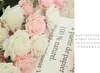 Décor Rose fleurs artificielles fleurs en soie fleurs florales Latex vraie touche Rose Bouquet de mariage maison fête conception fleurs GA479