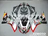 3 Gratis Gifts Fullständiga Fairings för Aprilia RSV4 1000 2009 2010 2011 2012 2013 2014 RSV4 1000 09 10 11 12 13 14 Vit X139