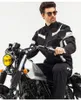 DUHAN Men Motorcycle Jacket+ Pants Breathable Racing Jacket Moto Combinations Riding Clothing Set ,D-06 276g