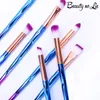 10st 3D Rainbow Professional Makeup Brushes Set Beauty Cosmetic Eyeshadow Lip Powder Face Pincel Tools Brush Kits