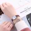 2020 Fashion Leather Strap Silver Women Watch Casual Small Dial Quartz Wrist Watch Women Dress Ladies WristWatches