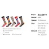 Vente en gros - SANZETTI 5 paires / lot de puzzle optique rempli pour hommes Chaussettes en coton peigné drôle Casual Colorful Crew Chaussettes heureuses Cadeau de mariage