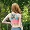 Dames Gym Running Pated Athletic Vest Ondergoed Push Up Women Sport Sports BH Top voor Fitness Yoga Cross Band