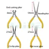 5 "Mini Underhåll Handverktyg Lång näsa Diagonal Cutting Wire-Cutter Flat Nose Plier Angle Jaw Tongs End Cutting Plier Circlip Plier