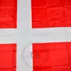 Danemark Danish National Flag 3x5 FT90150CM PROSSIE FLAG NATIONAL DANNEM DANSMARK DÉCORATION DÉCORTURE DANS LA MAISON BANNER8057695