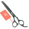 7.0 "Meisha Pet Cutting Saxar Hundar Katter Grooming Clipper Professionell Rostfritt Stål Tunna Shears Med Comb Kits Pet Leverantörer HB0158