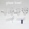 Glass Slide Bowl Pieces Hookahs Bongs Bowls Funnel Rig Accessories Quartz Nails 18mm 14mm Male Female Heady Smoking Water pipes dab rigs Bong Slide