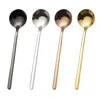 304 Stainless Steel coffee Scoops Tea milk mixing Spoons With Long Handle kitchen bars tools Ice Cream Scoop dining Flatware