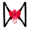 BAILE 30 Speed Remote Control Butterfly Vibrator Strap On Harness Adult Erotic Sex Toy Hidden Masturbation Orgasm Massager3493235