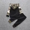 Top à capuche Baby Tops pantalon Baby Boy Camouflage Vêtements Longsleeved 2 PCS Set5367014