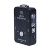 Freeshipping All-in-One Mini 2 Portar KVM Manuell switch Box Adapter W USB-kontakt