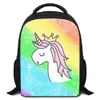 Dziecko Lovely Design Unicorn Plecak do School Animal Prints Dzieci Przedszkole Torby szkolne 12 cali Mała bookbag Baby Bagpack Rugzak