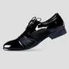 black formal shoes for men patent leather shoes for men coiffeur brown dress elegant men shoes classic zapato hombre formal rugan ayakkab