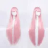 DARLING in the FRANXX ZERO TWO Perruque de cosplay rose longue et droite avec frange