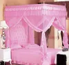 4 Corner Post Bed Canopy Princess Mosquito Net Twin Full Queen King Size Elegant Libert Curtain No Bracket6044315