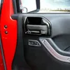 4 portes poignée de porte intérieure garnitures de couvercle de bol prix d'usine de haute qualité pour Jeep Wrangler JK 11+ style de voiture noir, rouge, bleu