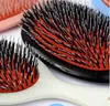 Professional Oval Anti-static Paddle Comb Scalp Massage Hairbrush Hair Styling Tool Boar Bristle & Nylon Hair Brush