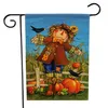 decorazioni per il Ringraziamento di Halloween bandiera da giardino Bandiere di zucca Appese all'aperto Banner da giardino Decorazioni per feste a casa Bandiere di benvenuto autunno autunnale