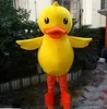 Alta qualidade quente Grande traje do pato amarelo Fancy dress Adulto Tamanho Ternos-mascote Personalizável