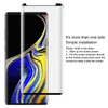 Case-vriendelijk Volledige lijm Kleine versie Gehard glas voor Samsung Galaxy Note 20 ultra10 9 8 S10 S9 Plus Edge 3D Curve Clear Screen Protector