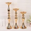 50 cm świecy posiadacze Kwiat Wazon Rack Candle Stick Gold Sliver Wedding Stół Centerpiece Event Road Lead Candle Stoiska