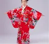 Kleidung rot/schwarz/himmelblau/rosa/dunkelblau Kinder Mädchen japanische Geisha Kimono Dress Up Kostüm kostenloser Versand