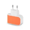 US EU Plug 3 USB Wall Chargers 5V 3.1A LED Adapter Travel wygodny zasilacz z potrójnymi portami USB do telefonów komórkowych Smartphone