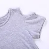 Bébé Vêtements Infantile Enfants Filles T-Shirt Tops À Manches Courtes Coton Gland Chemise Enfants Filles Doux Gilet Vêtements D'été Un Pcs Pour 1-4T