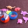 Giocattolo trasparente colorato rotondo a forma di guscio d'uovo per bambini Adulti Palline puzzle antistress Uccidi i giocattoli del tempo Diametro 45 mm