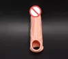 silicone Cockrings cock sleeve with scrotum ring penis extender enlarge 1cm,increase 4cm,sexual artifacts sex toys for men