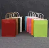 1000pcs Ny Kraft Paper Bag Christmas Festival Presentpaket Mode Presentpapper Bag Öppna Tope Shopping Bag 27 * 21 * 11cm Sn939