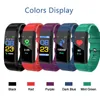 Original Color LCD Screen ID115 Plus Smart Bracelet Fitness Tracker Pedometer Watch Band Heart Rate Blood Pressure Monitor Smart Wristband