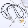 Liefde paren kettingen yin yang hanger paren gepaard kettingen hangers Valentijnsdag geschenk voor liefhebbers paren sieraden vrouwen mannen ketting