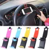 2019 Car Steering Wheel socket phone Holder universal cell phone Clip Mount car Holder for 50-80mm iPhone Samsung DHL Free Shipping