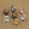 BoYuTe 20Pcs 7 Colors Round 10MM 12 MM 14 MM 16MM 18MM 20MM Cabochon Base Ring Blanks Setting Adjustable Diy Jewelry Accessories6331371