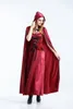 New Halloween Christmas Cosplay Evil Little Red Riding Hood Costume Long Princess Princess Dress