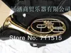Golden Lacquer 3 Key Flat Bb Bass Tube French Horn Brand Musical Instrument With Mouthpiece And Nylon Case Free Shipping