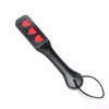 Dubbla lager pu läder bondage paddel spanking slapper piska flirt restrainttoy e949479450