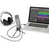 Samson C01U Pro USB Studio Condensador Microfone Monitoramento em Tempo Real Grande Condensador de Diafragma para Radiodifusão Música Gravação