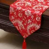 Short Long Jacquard Chinese Silk Brocade Table Runner Decorative Small Damask Table Cloth Rectangular Table Mat Coffee Tea Pads 150x33 cm