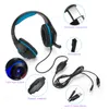 Fones de ouvido Novo Beexcellent GM1 Gaming Headphone 3.5MM USB Wired Headband Fones de ouvido com microfone LED Light Stereo Game Headset para jogadores de PC / PS4