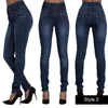 Autumn and winter women's Jeans pants high waist slim stretch plus size S-2XL pencil 4 colors